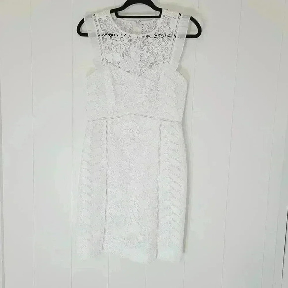 Lilly Pulitzer Dresses & Skirts - Lilly Pulitzer Maya Shift White Lace NWOT Size 6